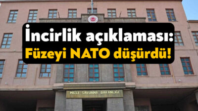 Milli Savunma Bakanlığı, Türk hava sahasına girerek İncirlik’te alarma neden