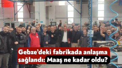 Gebze’deki İnform Elektronik fabrikasında toplu sözleşme imzalandı. Birleşik Metal İş