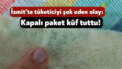 İzmit’te yaşayan bir vatandaş, market zincirinin uygulaması üzerinden iki adet