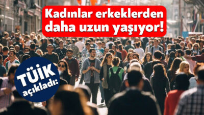 TÜİK, 2025 yılı kadın verilerini yayınladı. Buna göre; kadınların erkeklerden
