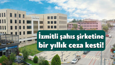 Kandıra Belediyesi, İzmit’te faaliyet gösteren Akın Kılıç isimli şahıs şirketine