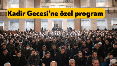 Ramazan ayının kalbi olan Kadir Gecesi, Kartepe’de düzenlenen özel programla