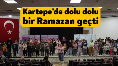 Kartepe Belediyesi tarafından düzenlenen Ramazan Ayı programları kapsamında, Kent Meydanı’nı