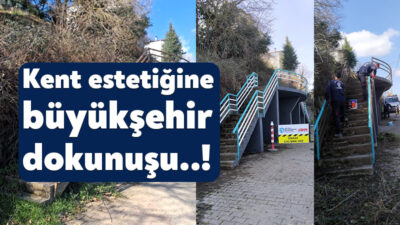 Kocaeli Büyükşehir Belediyesi, kentin dört bir yanında zamanla yıpranan, paslanan