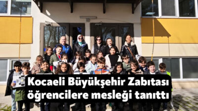 Türkan Dereli İlkokulu öğrencileri, “Meslek Tanıtım Programı” kapsamında Kocaeli Büyükşehir