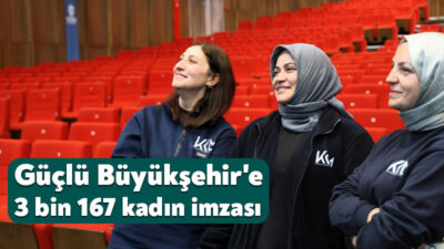 Kocaeli Büyükşehir Belediyesi’nde görev yapan 3 bin 167 kadın personel,