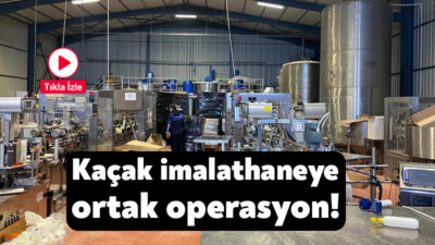 Kocaeli'nin Dilovası ilçesinde izinsiz kişisel bakım ve temizlik ürünü imal
