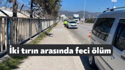 Kocaeli'nin Körfez ilçesinde iki tırın arasında sıkışan sürücü hayatını kaybetti.
