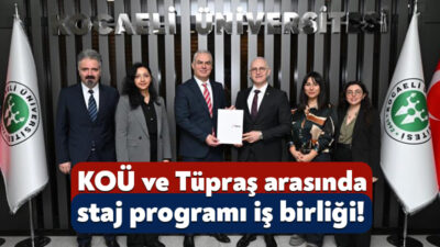 Tüpraş ve Kocaeli Üniversitesi iş birliğiyle rafinericilik alanında nitelikli insan