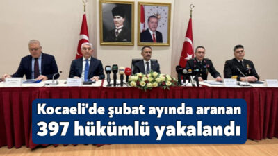 Kocaeli Valisi İlhami Aktaş, kentte şubat ayında gerçekleştirilen güvenlik operasyonlarında