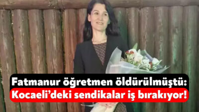 Çekmeköy’deki bir lisede görev yapan öğretmen Fatmanur Çelik, öğrenci tarafından