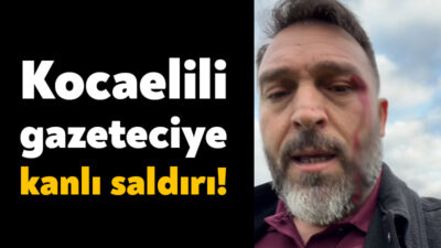 Kocaeli’nin deneyimli gazetecilerden olan Hakan Süer, trafikte tartıştığı bir şahıs
