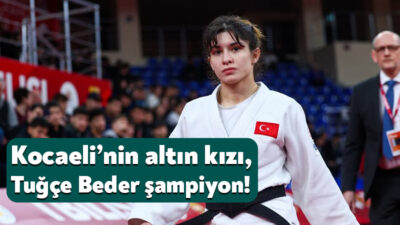 Kocaeli Büyükşehir Belediye Kağıtspor’un milli gururu Tuğçe Beder, Judo dünyasının