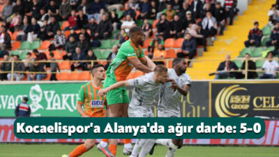 Trendyol Süper Lig’in 27.haftasında Alanyaspor ve Kocaelispor karşı karşıya geldi.