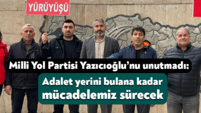 Milli Yol Partisi Kocaeli İl Başkanlığı, Muhsin Yazıcıoğlu’nun ölümünün 17’nci