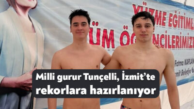 Milli yüzücü Kuzey Tunçelli, 2028 Los Angeles Olimpiyatları hazırlıklarını İzmit