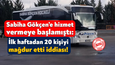 Büyükşehir Belediyesi’nin uzun yıllar hizmete sunduğu Sabiha Gökçen Havalimanı Kocaeli
