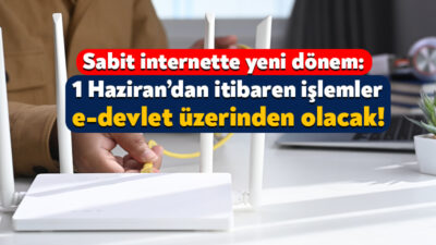 BTK, 1 Haziran’dan itibaren sabit internet hizmetlerinde yeni bir düzenlemeyi
