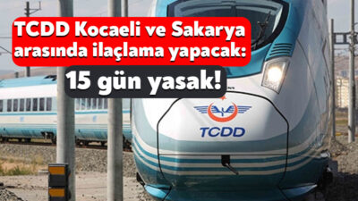 Kocaeli Valiliği, TCDD’ye bağlı ekipler tarafından ilaçlama yapılacağını duyurdu. Gebze-Adapazarı
