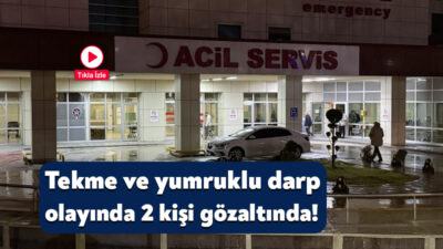 Kocaeli’nin İzmit ilçesinde cadde ortasında bir kişinin tekme ve yumruklarla