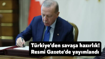 Cumhurbaşkanı Recep Tayyip Erdoğan'ın imzasıyla Resmi Gazete'de yayımlanan kararla Milli