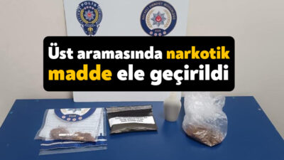 Kocaeli'de polis ekipleri 3 şüphelinin üst aramasında toplam 78,69 gram