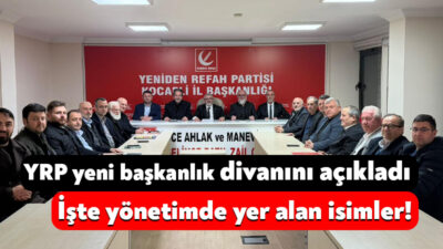 Yeniden Refah Partisi Kocaeli İl Başkanlığı, teşkilat yapısını güçlendirmek ve