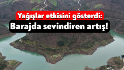 Kocaeli'nin içme suyu ihtiyacının büyük bir kısmını karşılayan Yuvacık Barajı'nda