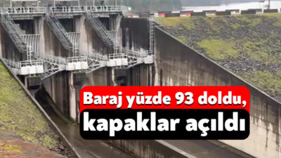 Kocaeli’de içme suyu ihtiyacının karşılandığı Yuvacık Barajı’nda son yağışların ardından