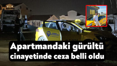 Kocaeli'nin İzmit ilçesinde taksici komşusunu apartmandaki gürültü sebebiyle çıkan tartışmada