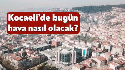 Meteoroloji Genel Müdürlüğü, 1 Nisan 2026 tarihindeki Kocaeli hava durumu