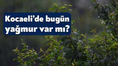 Meteoroloji tarafından 10 Nisan 2026 Kocaeli hava durumu raporu yayınlandı.