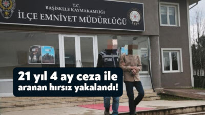 Kocaeli'de hakkında yağma ve hırsızlık suçlarından kesinleşmiş 21 yıl 4