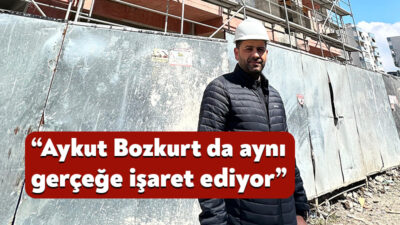 İYİ Parti İzmit İlçe Başkanı Haluk Tamyüksel, kentsel dönüşüm tartışmalarına