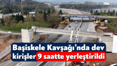 Kocaeli Büyükşehir Belediyesi tarafından yapılan Başiskele Kavşağı Koridor Projesi kapsamında