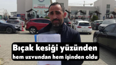Kocaeli'de Kurban Bayramı'nda yaşadığı bıçak kesiğinin ardından başvurduğu iki özel
