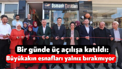 Kocaeli Büyükşehir Belediye Başkanı Tahir Büyükakın, Gölcük’te Selviden Patisserie’nin, Başiskele’de