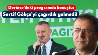 Kocaeli Büyükşehir Belediye Başkanı Tahir Büyükakın, Derince’de Çiftçiyi Destekleme Projesi’nde