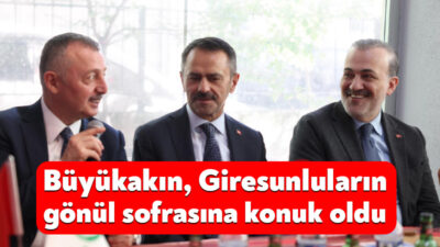 Kocaeli Büyükşehir Belediye Başkanı Tahir Büyükakın, Gebze’de Giresun Yağlıdereliler Derneği’nin