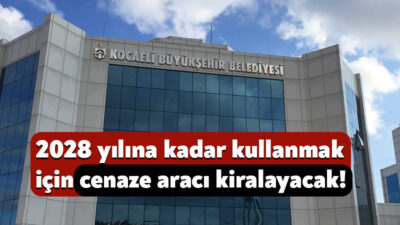 Kocaeli Büyükşehir Belediyesi, cenaze hizmetlerinde kullanılmak üzere 10 adet araç