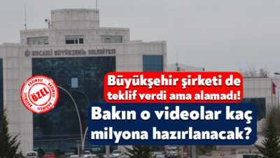 Kocaeli Büyükşehir Belediyesi, kısa tanıtım ve tanıtım filmleri hazırlanması için