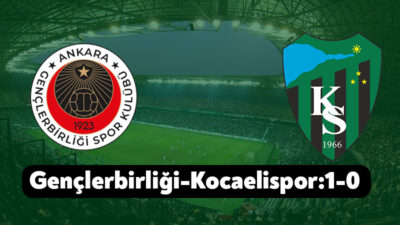 Trendyol Süper Lig'in 31.haftasında Kocaelispor, Gençlerbirliği'ne konuk oluyor. Karşılaşmanın canlı