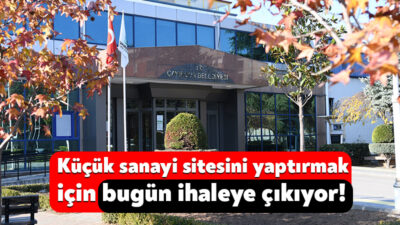 Çayırova Belediyesi, küçük sanayi sitesi yapmak için bir süre önce