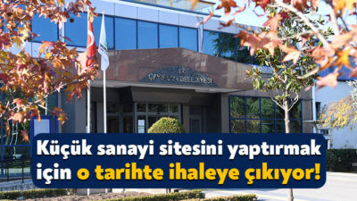 Çayırova Belediyesi, Şekerpınar Mahallesi’nde küçük sanayi sitesini yaptırmak için ihale