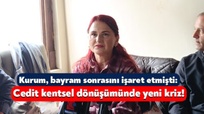 TOKİ’nin kentsel dönüşümü kapsamında İzmit’in Cedit Mahallesi’nde 5 yıl önce