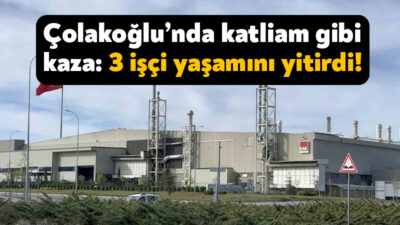 Dilovası’nda bulunan Çolakoğlu Metalurji Fabrikası’nda adeta facia yaşandı. Pergel platformunun