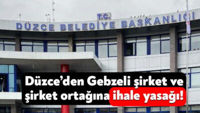 Düzce Belediyesi Mali Hizmetler Müdürlüğü, Gebze’de faaliyet gösteren Tuner Yol