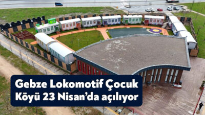 Kocaeli Büyükşehir Belediyesi tarafından Gebze Millet Bahçesi’nde yapımı tamamlanan Lokomotif