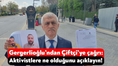 DEM Parti Kocaeli Milletvekili Ömer Faruk Gergerlioğlu, Türkiye’de bir yıldır