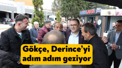 Halkla sürekli iç içe olan Derince Belediye Başkanı Av. Sertif